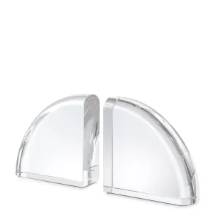 113236 - Bookend Decorage set of 2 crystal