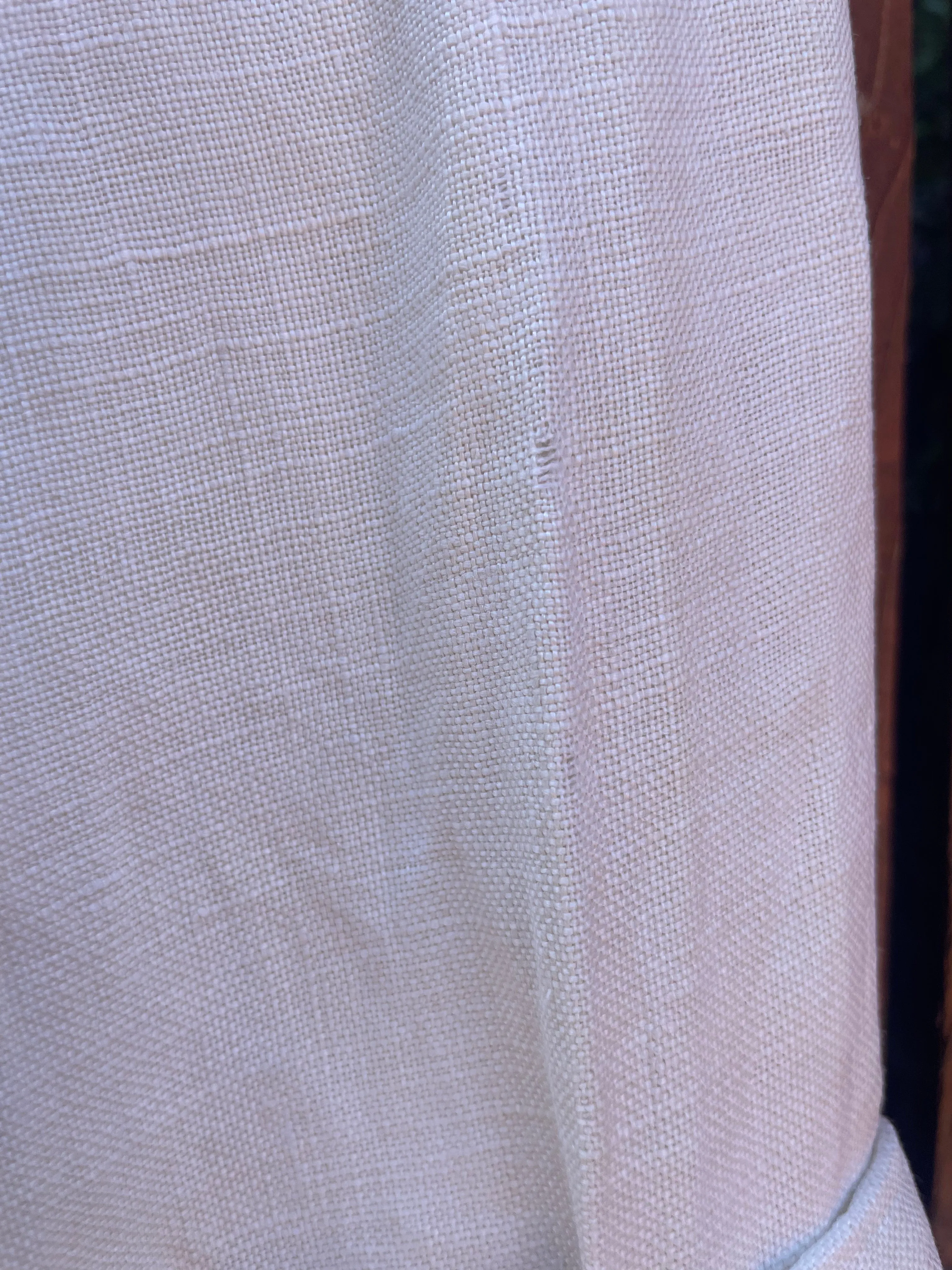 1930s Saks Fifth Avenue Linen Open Front Beach Duster