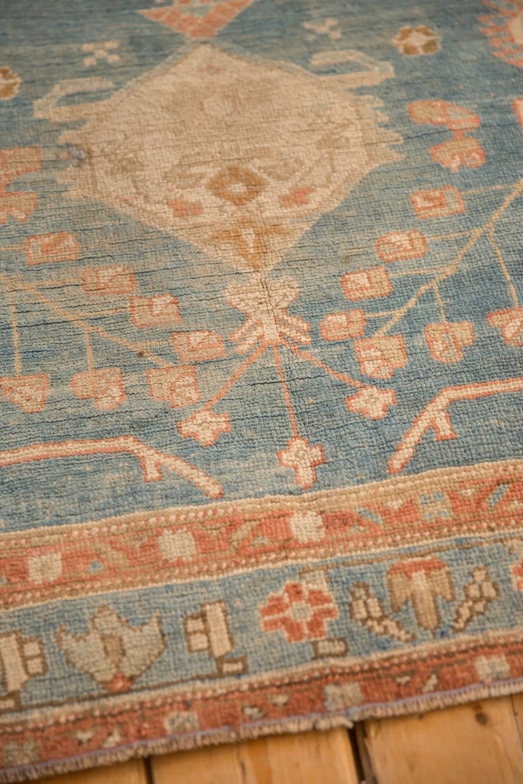 3.5x10 Antique Distressed Northwest Persian Rug Runner