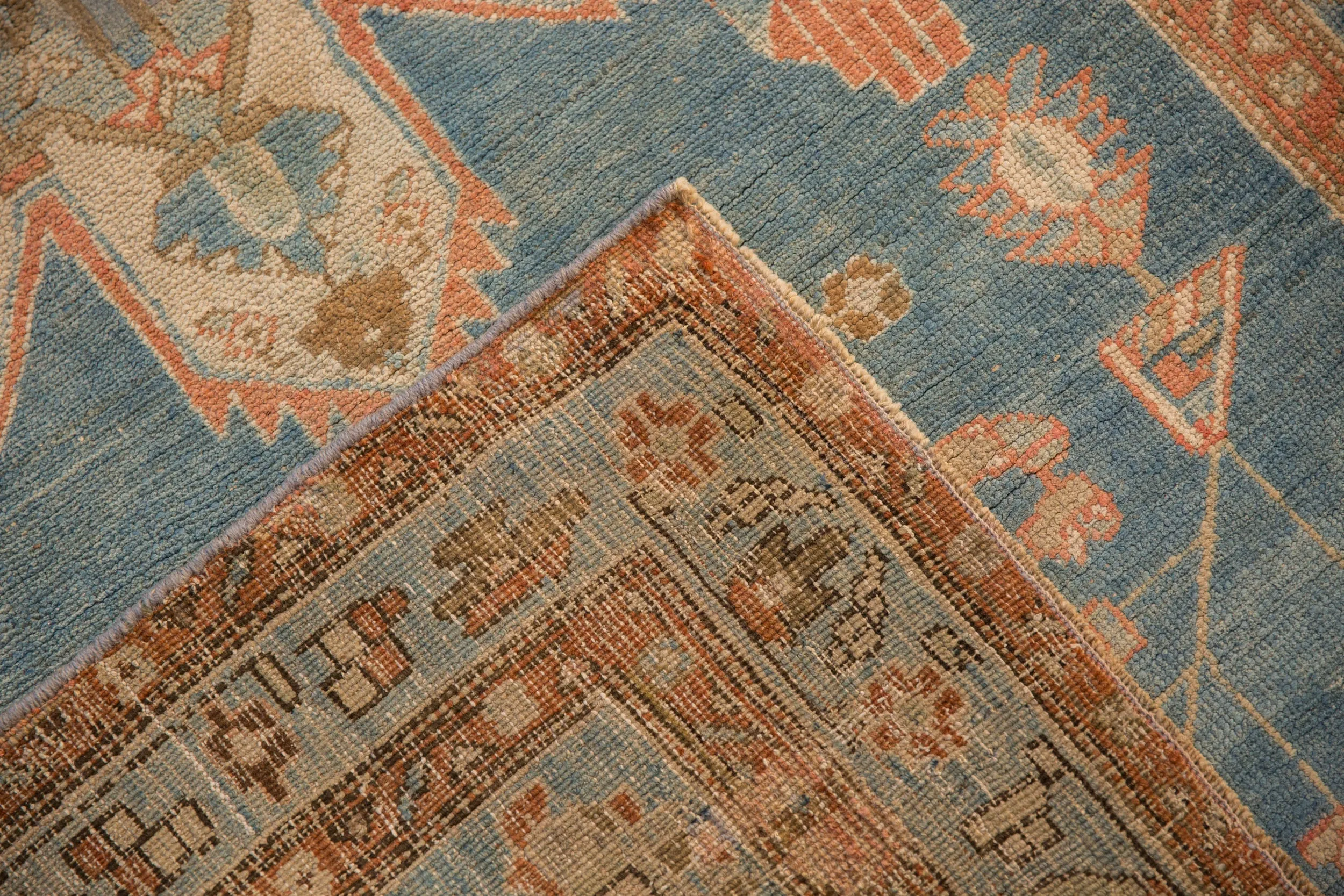3.5x10 Antique Distressed Northwest Persian Rug Runner
