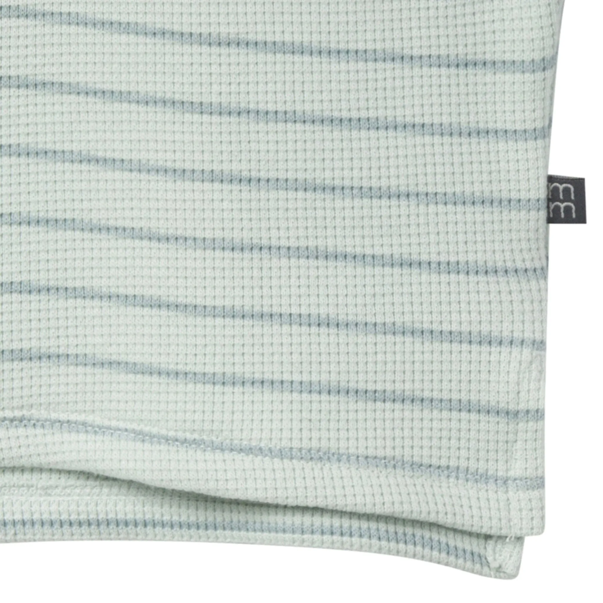 4-Piece Infant & Toddler Girls Light Sky Stripe Drop Shoulder Tops and Shorts Set