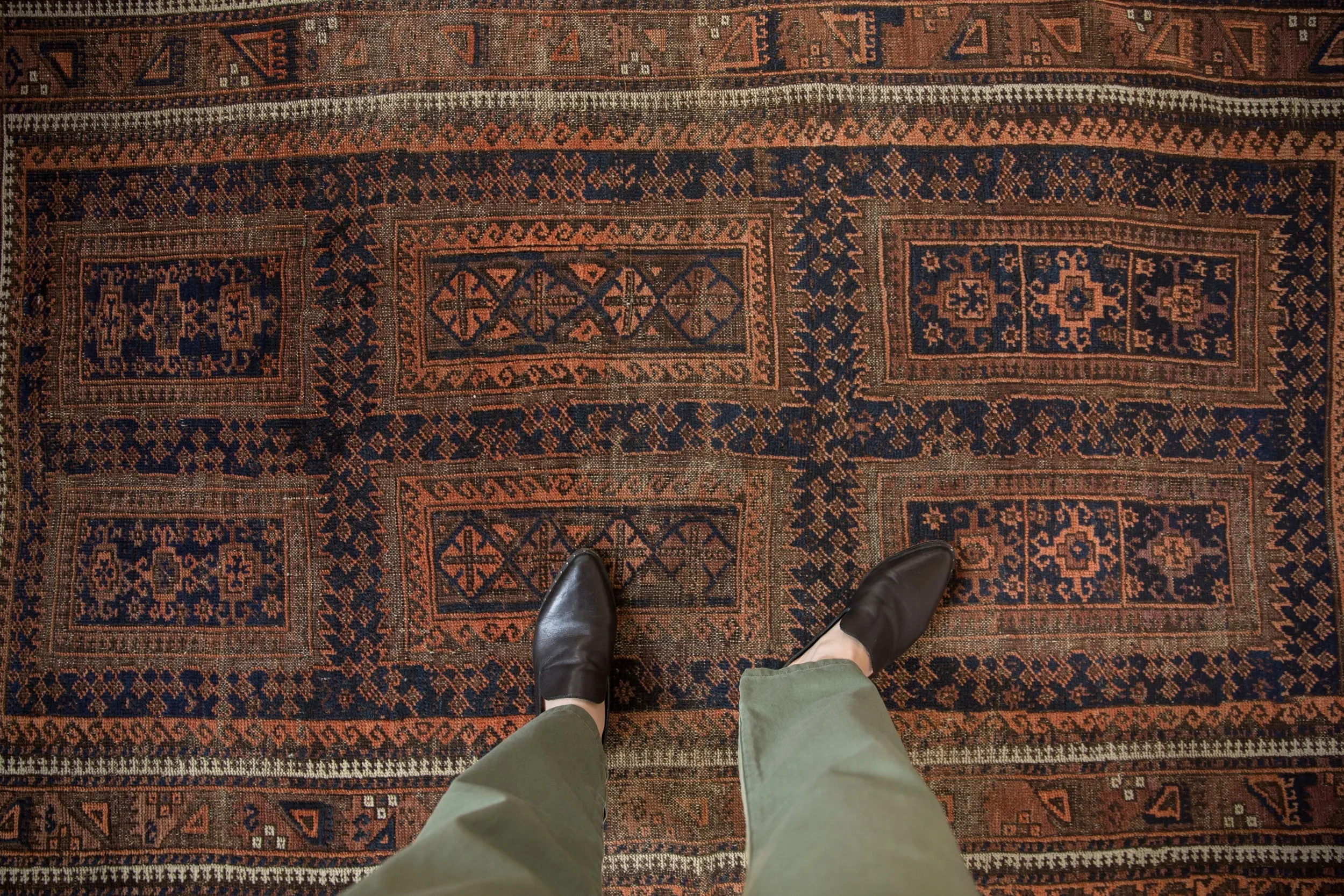 4x6.5 Vintage Belouch Rug