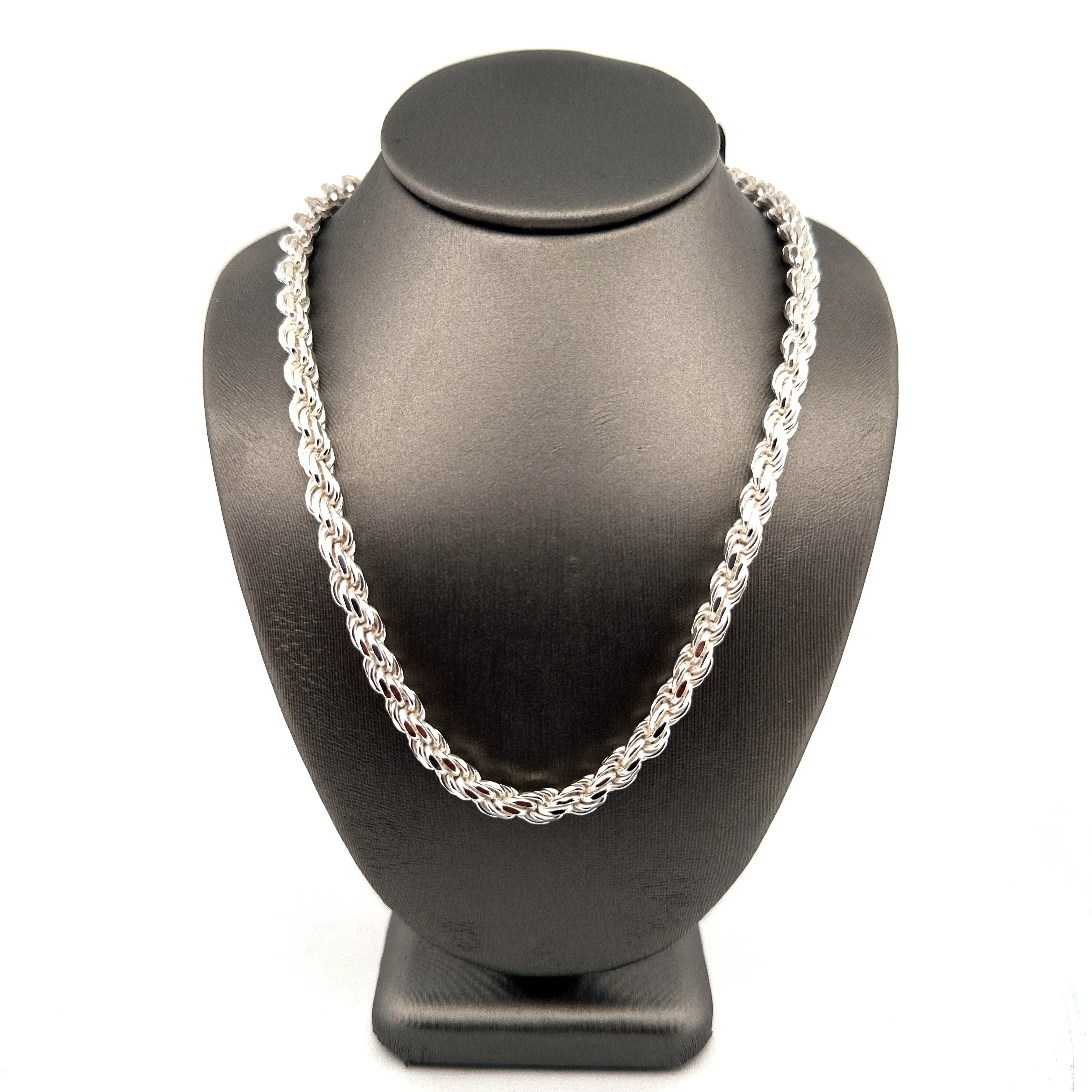 6MM Sterling Rope Chain 20inches