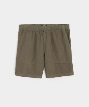 7" Italian Linen Beach Short