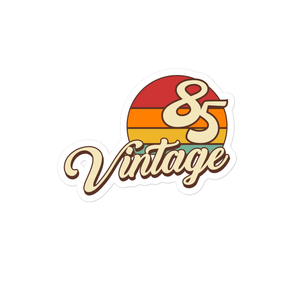 85 - Vintage Sunset 1985 Vinyl Stickers