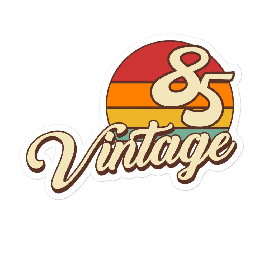 85 - Vintage Sunset 1985 Vinyl Stickers