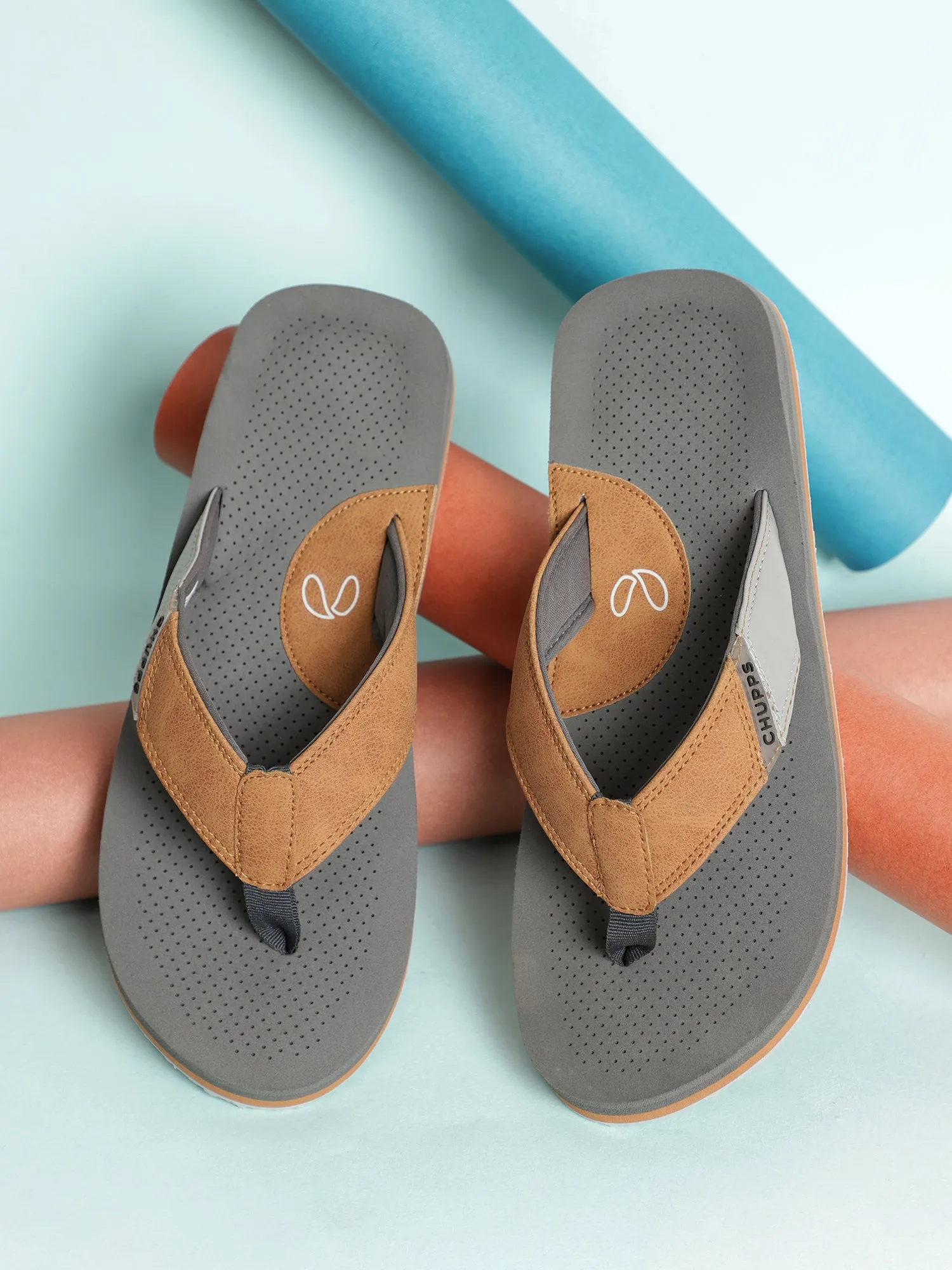 Airflow Grey Brown V-Strap