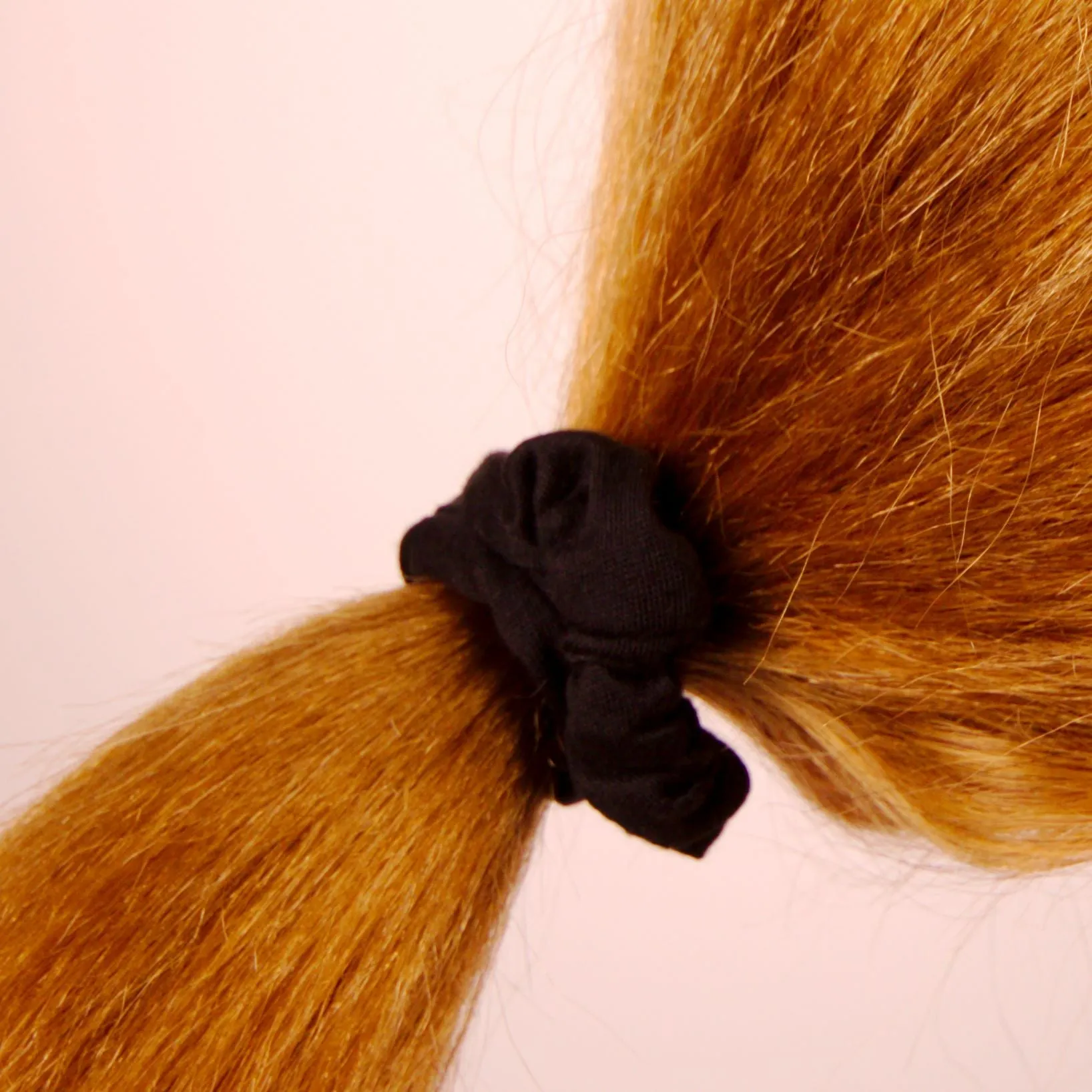 Amelia Beauty, Medium Earth Tones Jersey Scrunchies, 2.5in Diameter, Gentle on Hair, Strong Hold, No Snag, No Dents or Creases. 10 Pack