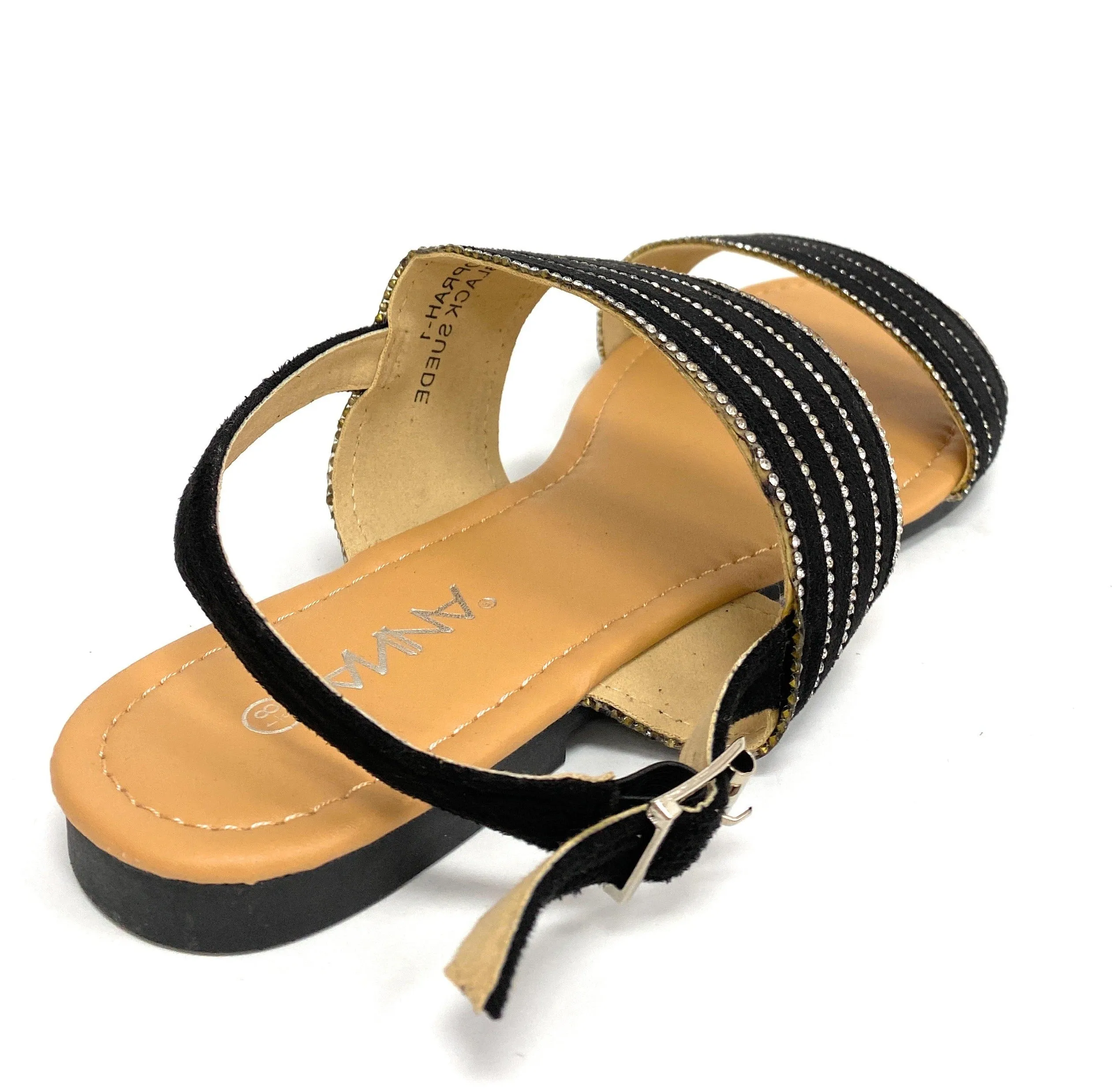 Anna Oprah-1 Black Suede