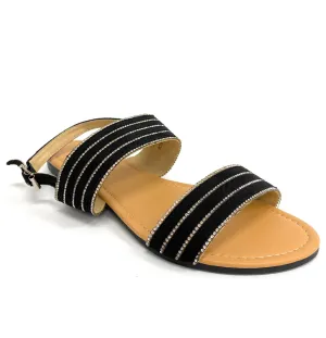 Anna Oprah-1 Black Suede
