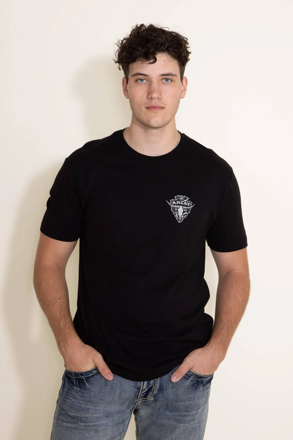 Ariat Arrowhead T-Shirt for Men in Black  | 10042635-BLACK
