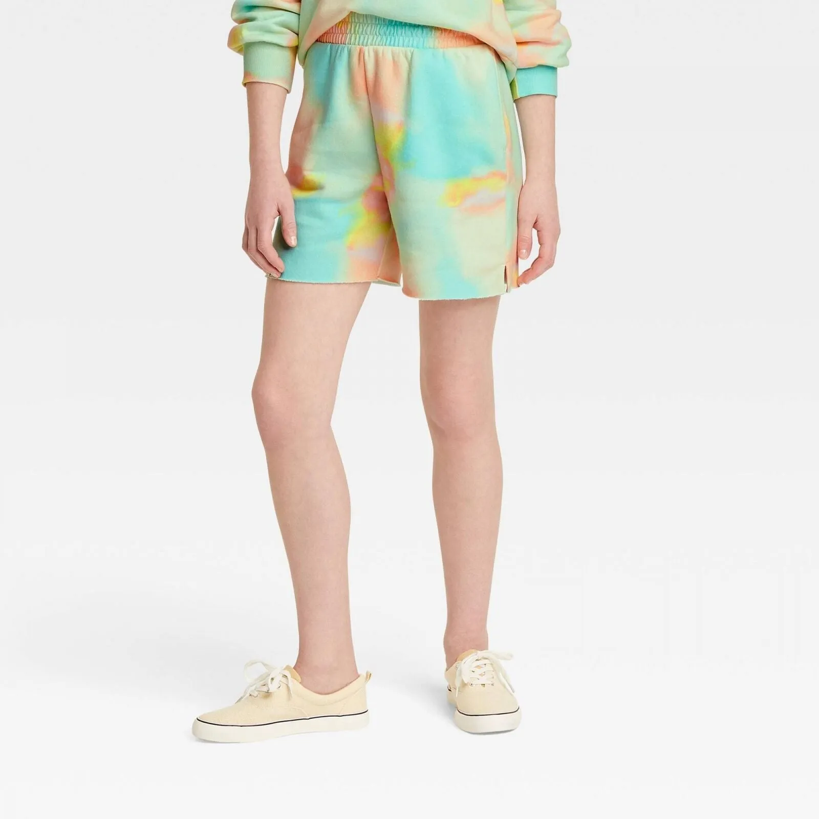 Art Class Kids Fleece Pull On Shorts Multicolor M