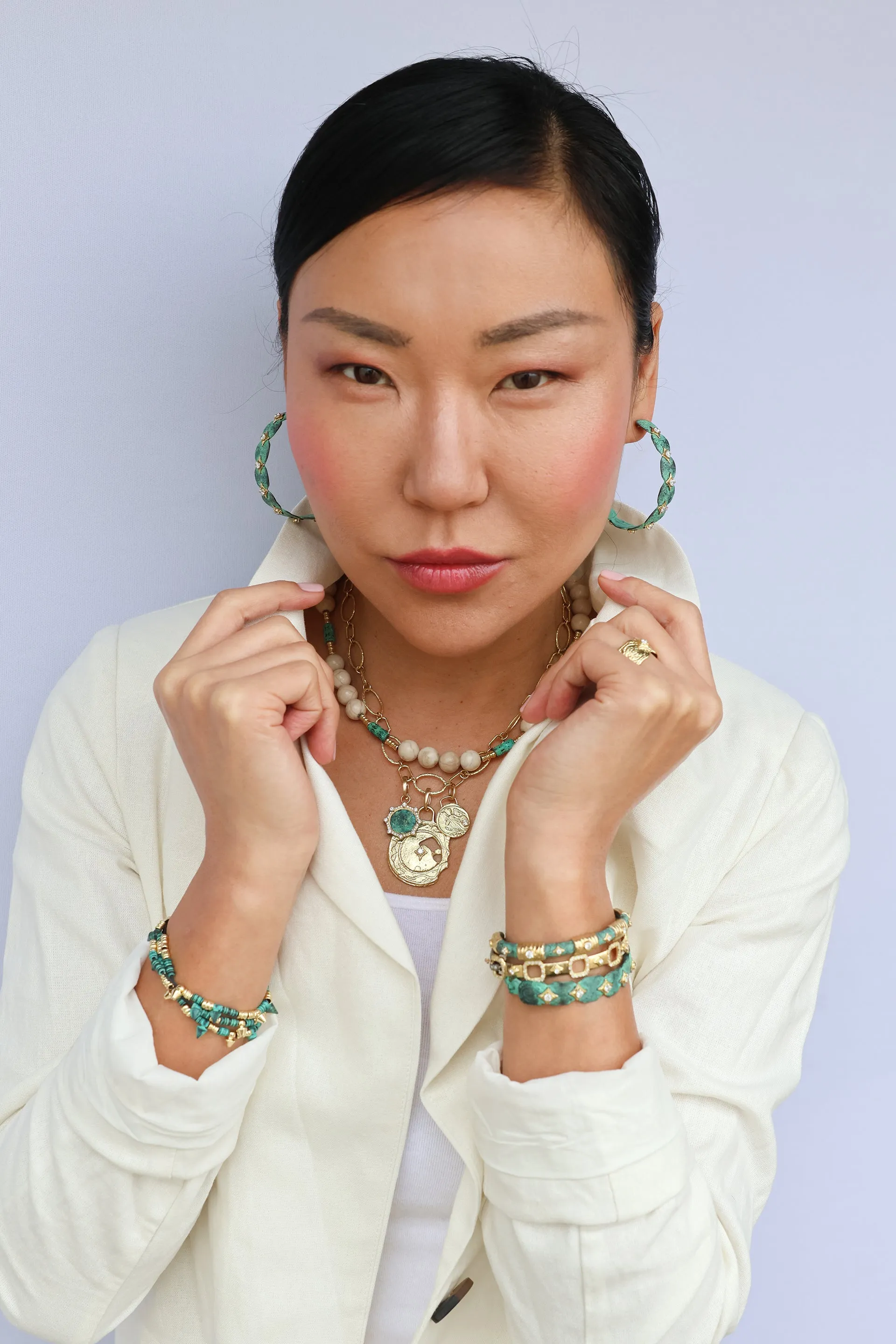 Artifact Hoop Earrings