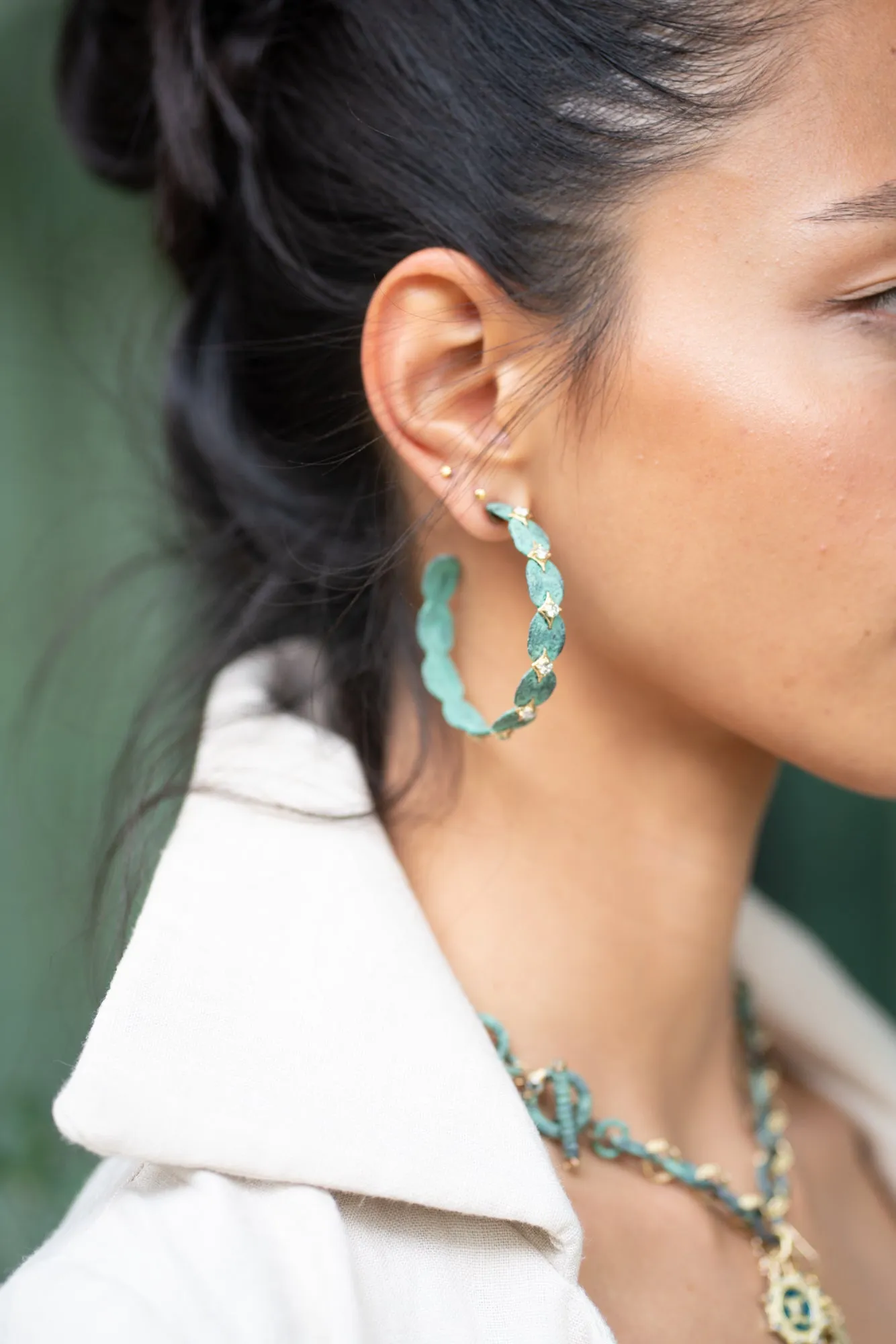 Artifact Hoop Earrings