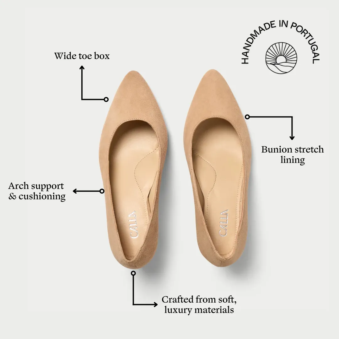 Ava - Taupe Suede