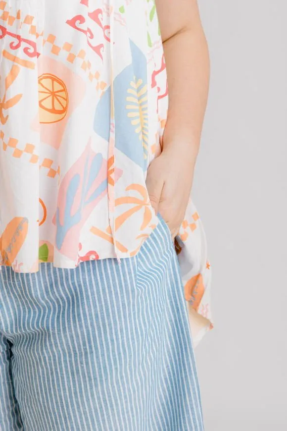 Bella Top - Amalfi Print