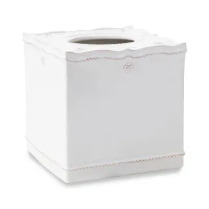 Berry & Thread Tissue Box Cover Whitewash