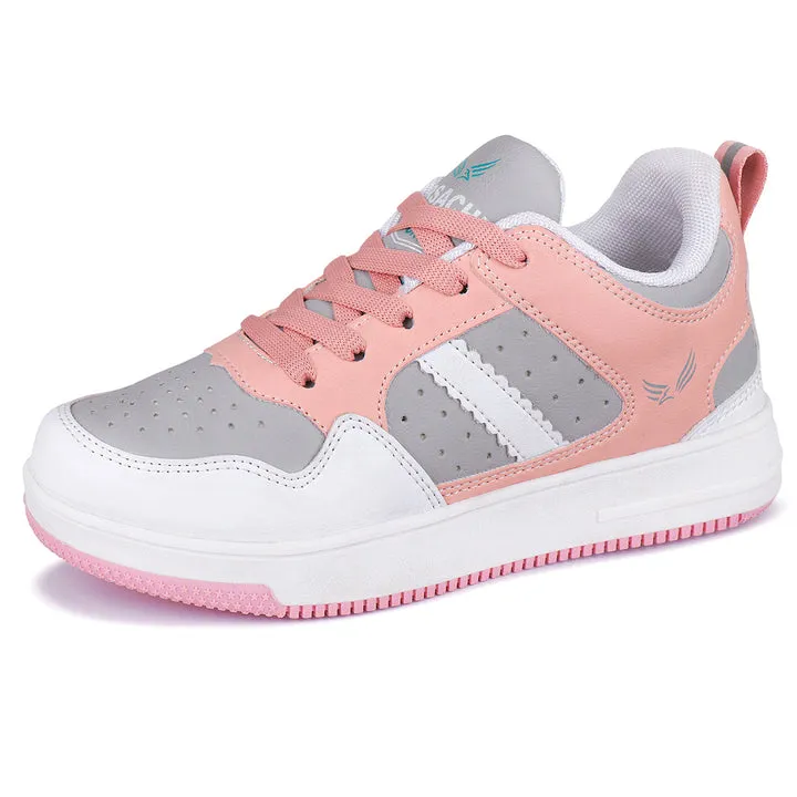 Bersache  Sneaker Loafers Casual with Extra comfort Sneaker for Women Grey-9136