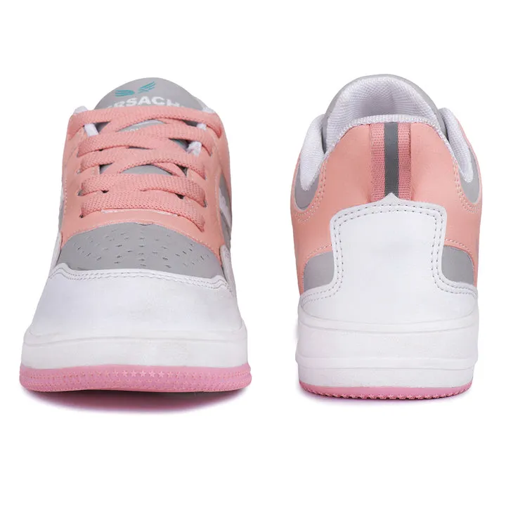 Bersache  Sneaker Loafers Casual with Extra comfort Sneaker for Women Grey-9136