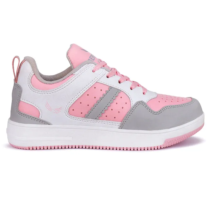 Bersache  Sneaker Loafers Casual with Extra comfort Sneaker for Women Pink-9137
