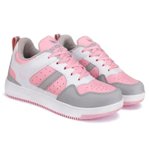 Bersache  Sneaker Loafers Casual with Extra comfort Sneaker for Women Pink-9137