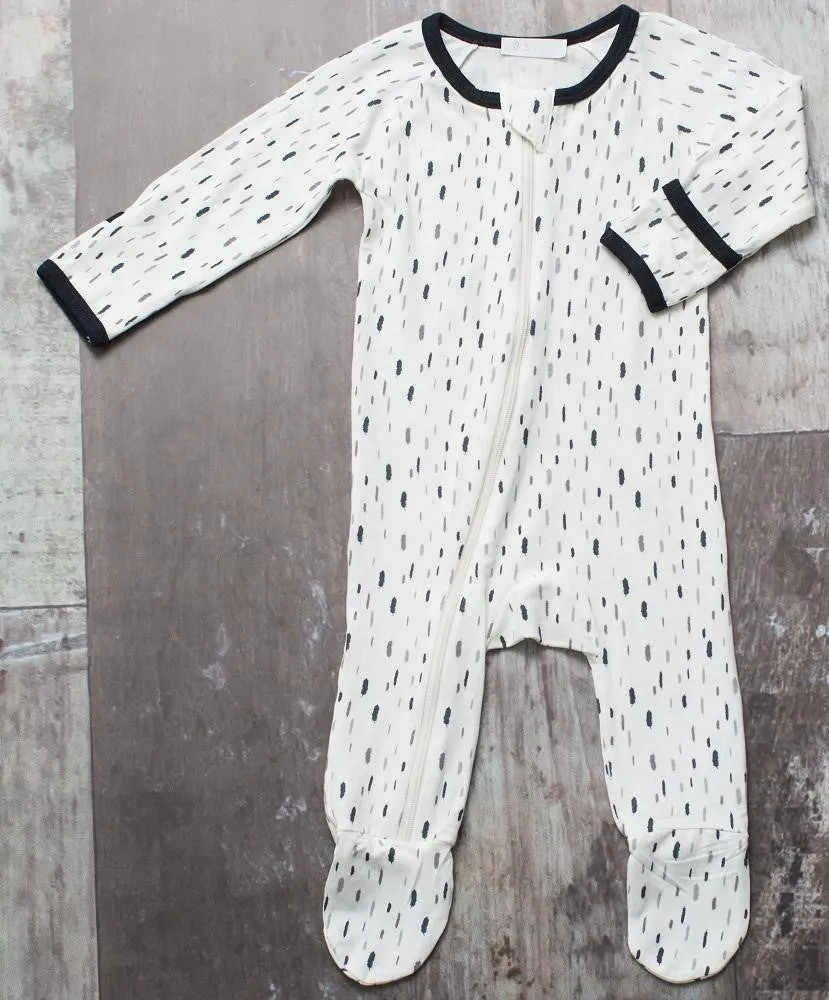 Bestaroo Indigo Falling Feathers Footie