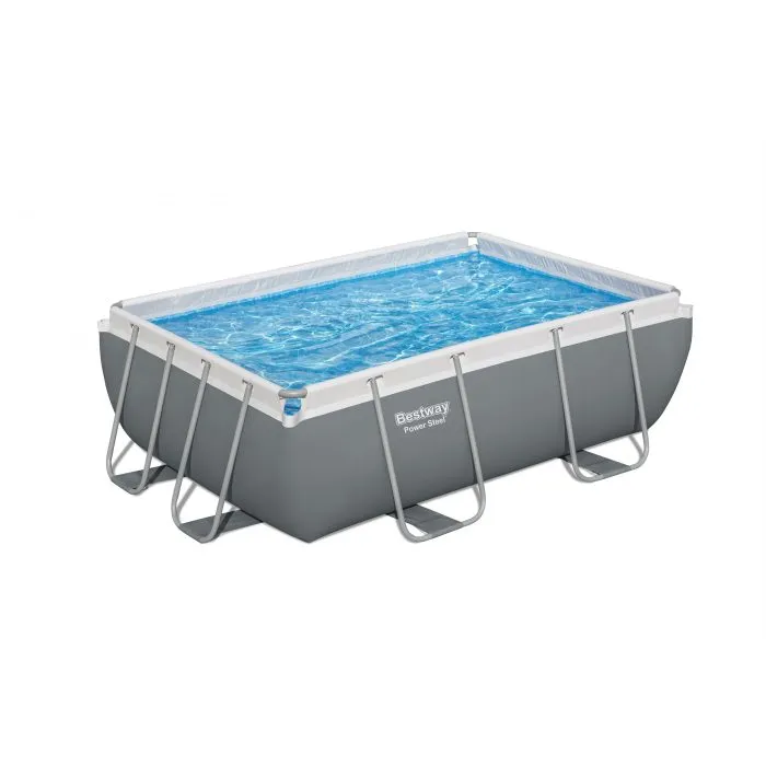 Bestway 9'3" X 6'5" X 33"/2.82M X 1.96M X 84CM Rectangular Pool Set (Pool, Filter Pump(220-240V), ChemConnect Dispenser, Compatible with Cartridge 58093(I)220-240V)