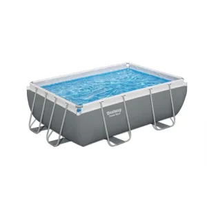 Bestway 9'3" X 6'5" X 33"/2.82M X 1.96M X 84CM Rectangular Pool Set (Pool, Filter Pump(220-240V), ChemConnect Dispenser, Compatible with Cartridge 58093(I)220-240V)