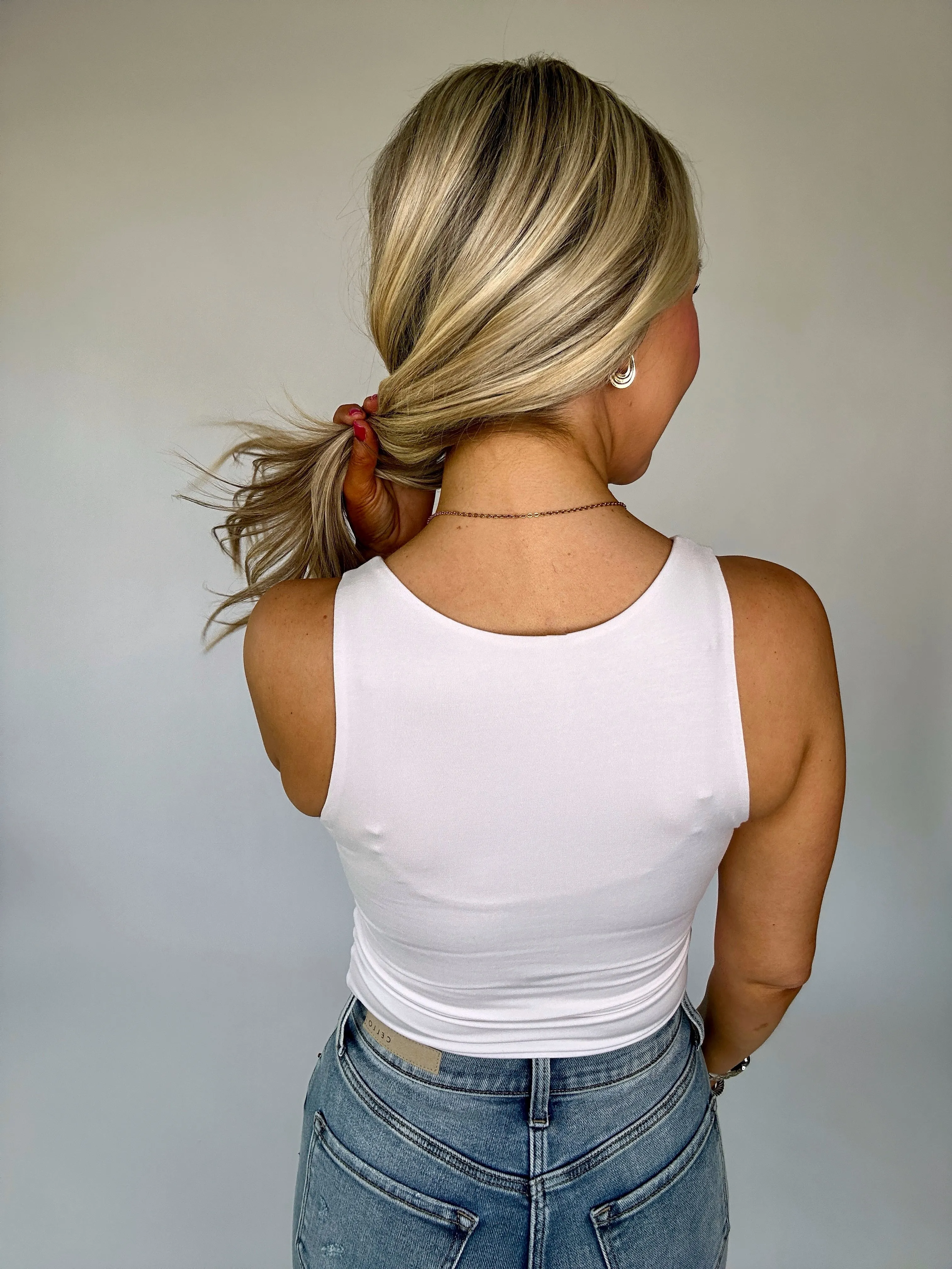 Better Than Ever Basic Tank - White