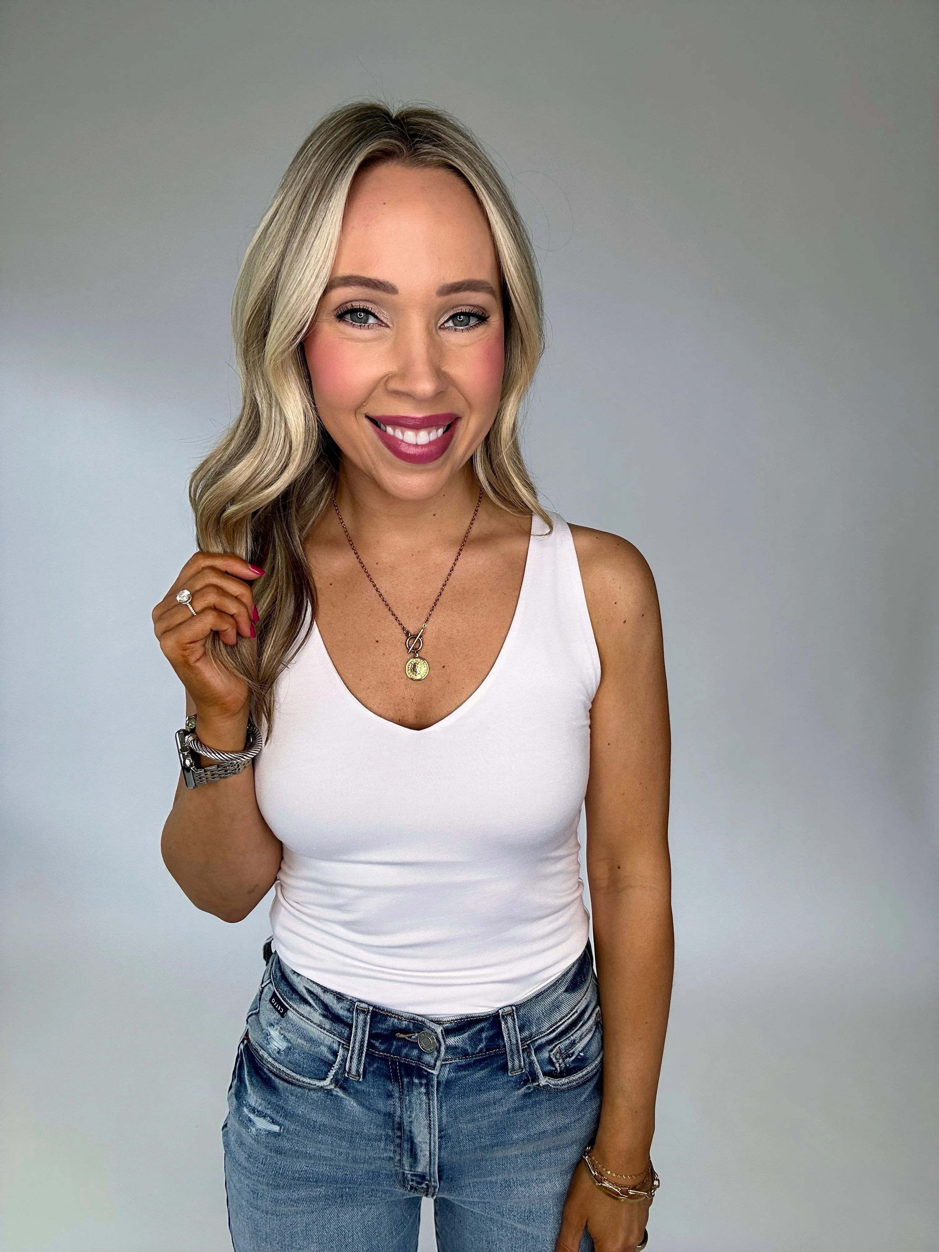 Better Than Ever Basic Tank - White