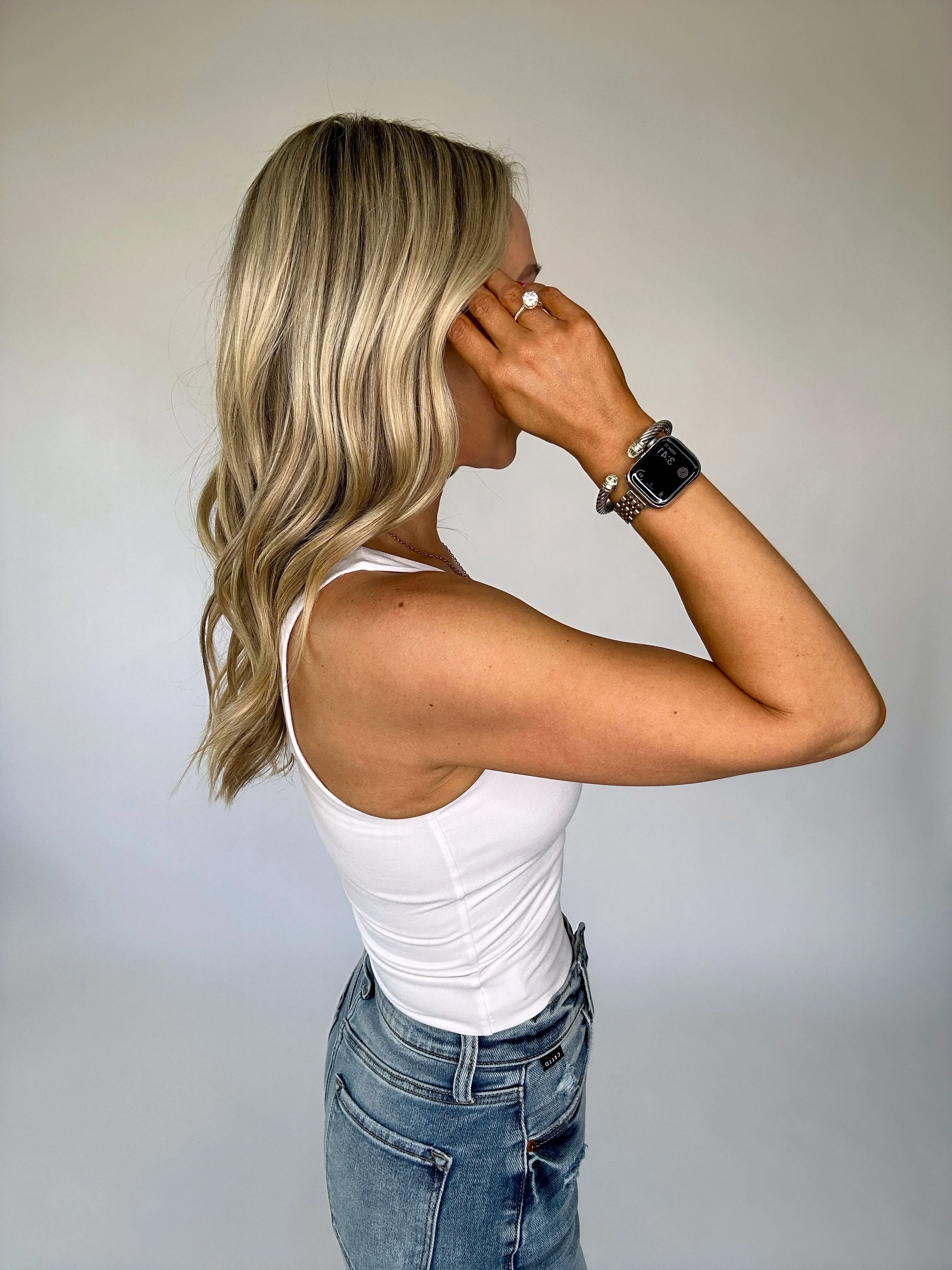 Better Than Ever Basic Tank - White