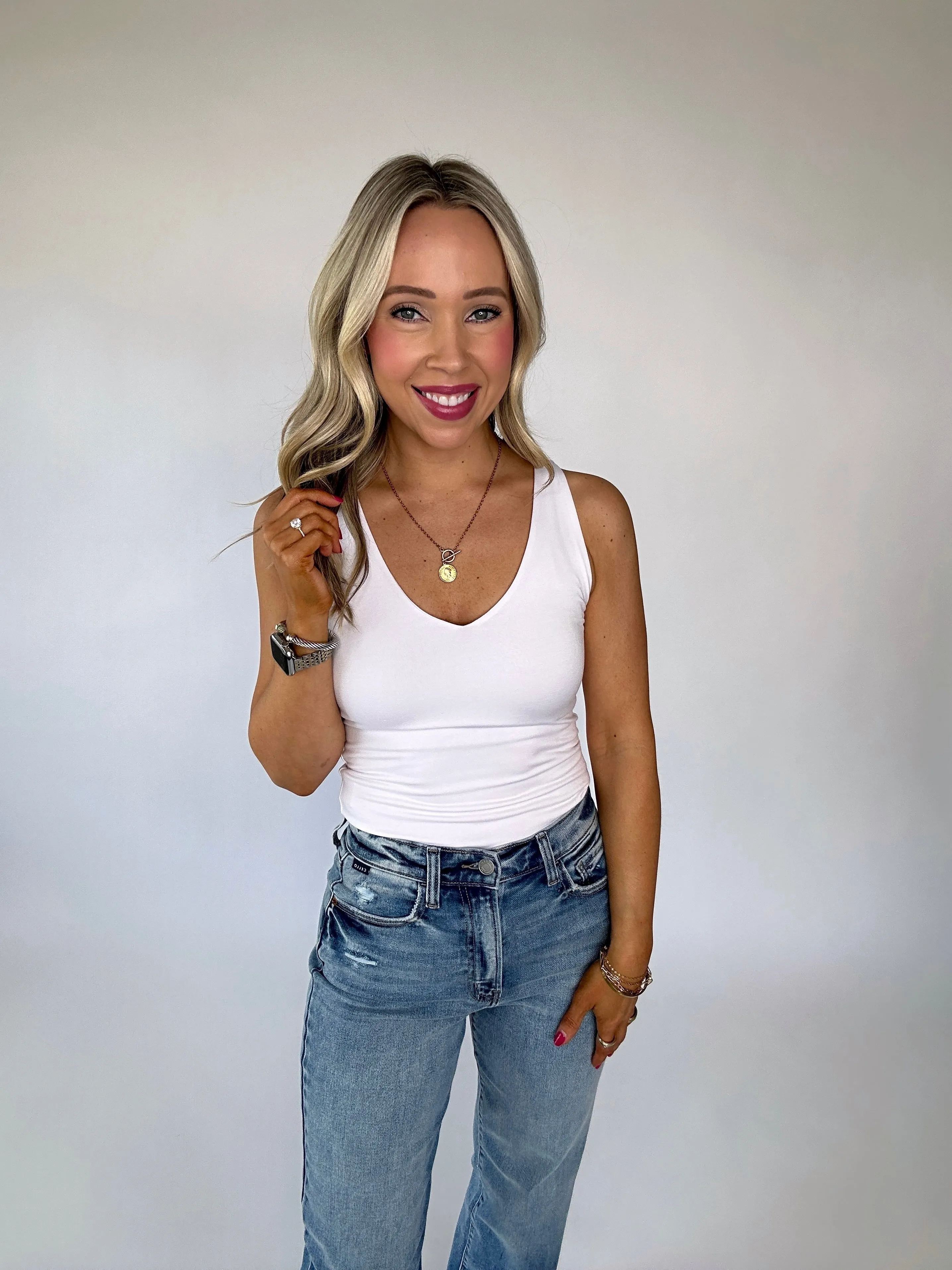 Better Than Ever Basic Tank - White