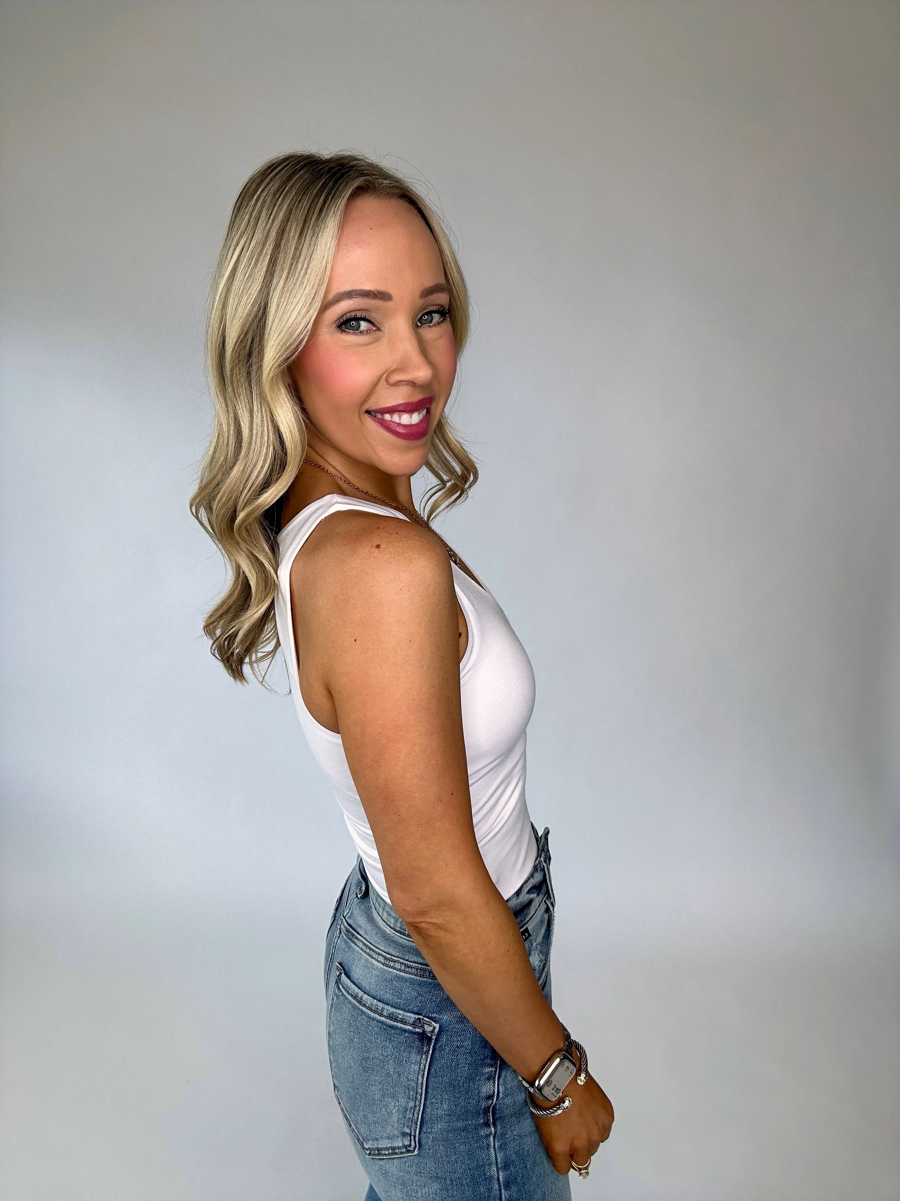 Better Than Ever Basic Tank - White