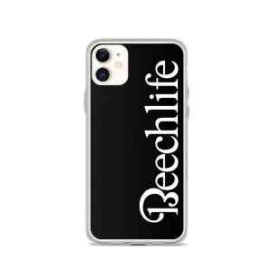 Black Beechlife iPhone Case - White Font