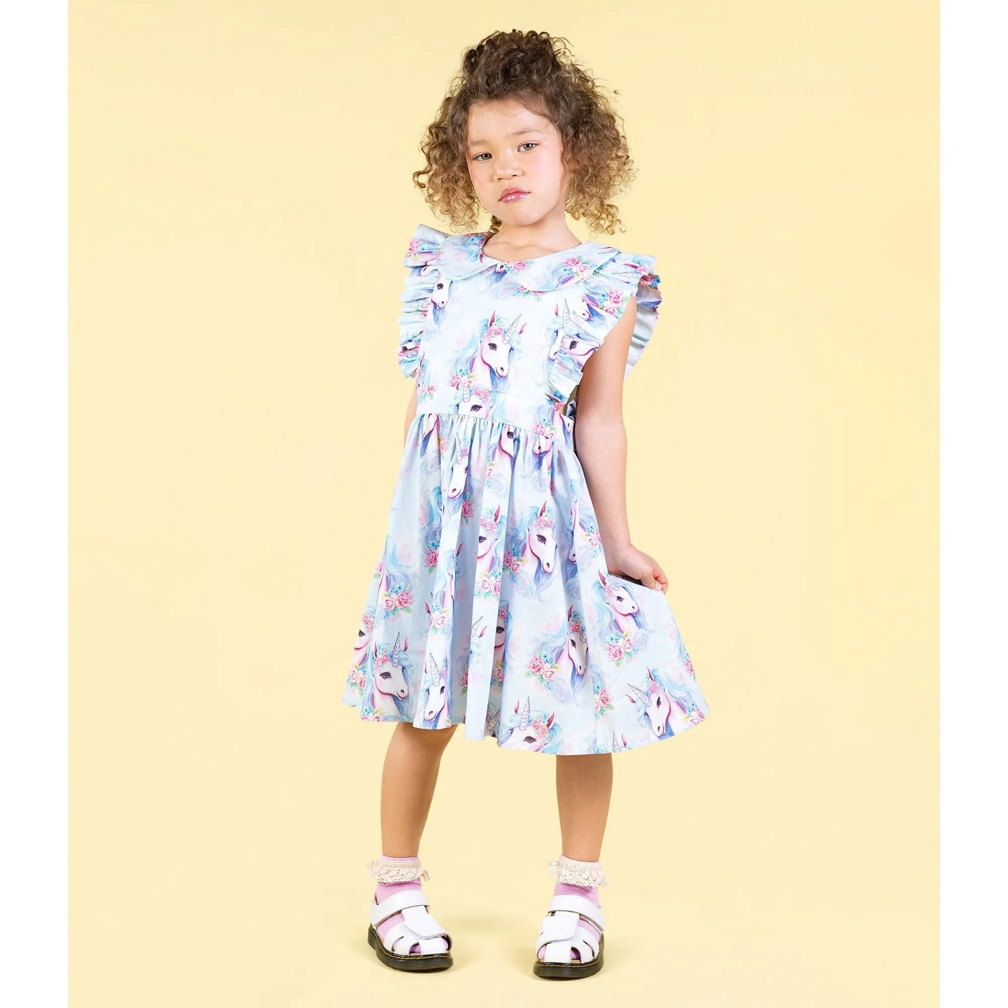 Blue Unicorn Peter Pan Dress