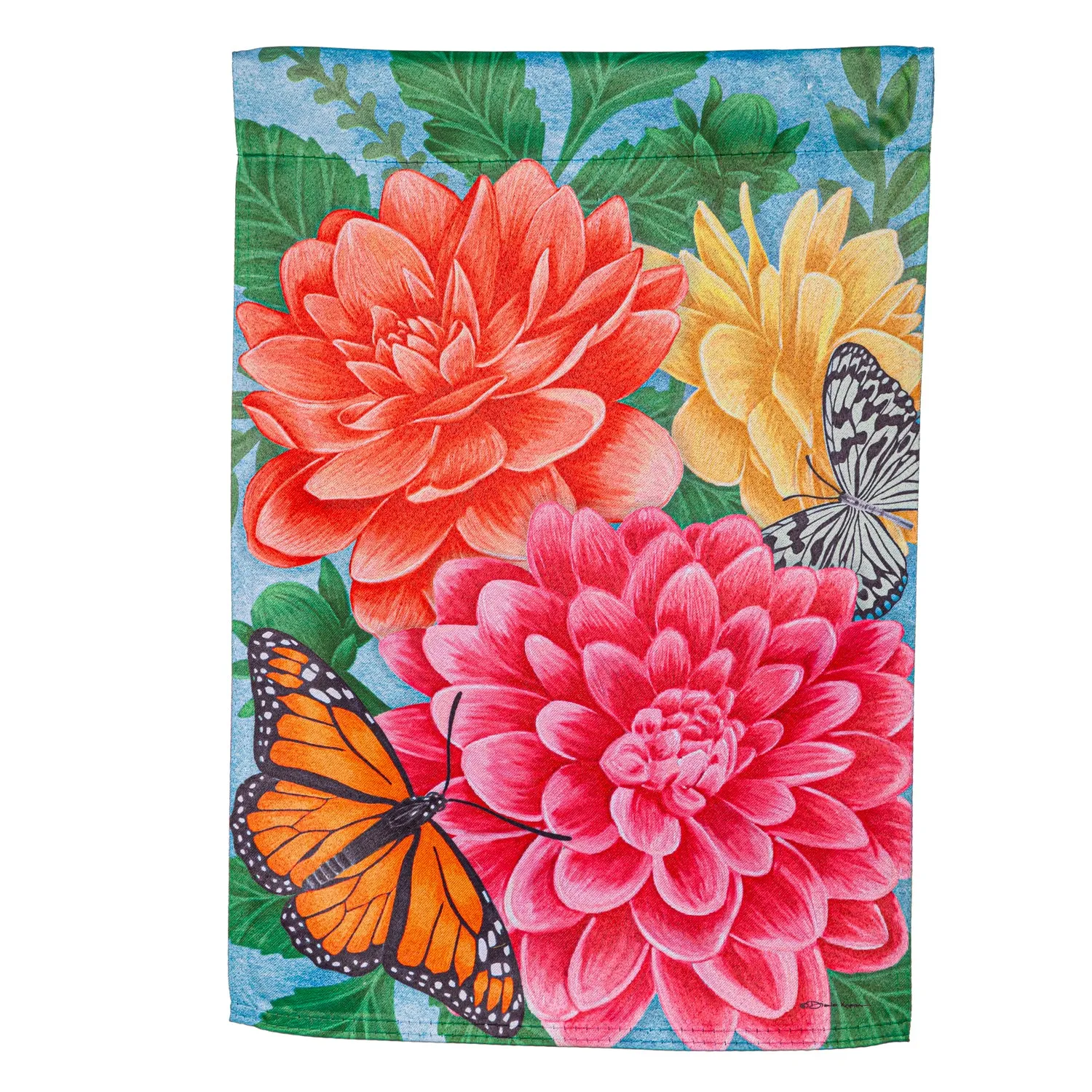 Bonnies Garden Suede Garden Flag,14s11296
