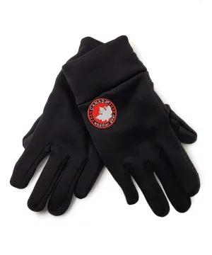Brand new Unisex Black Comfort-Grip Running Gloves Canada Weather Gear, Comfort-grip tech on the palms helps them hold on to their wares with ease as well. Sz XL!