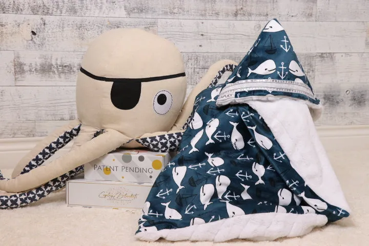Brock the first multi functional baby blanket