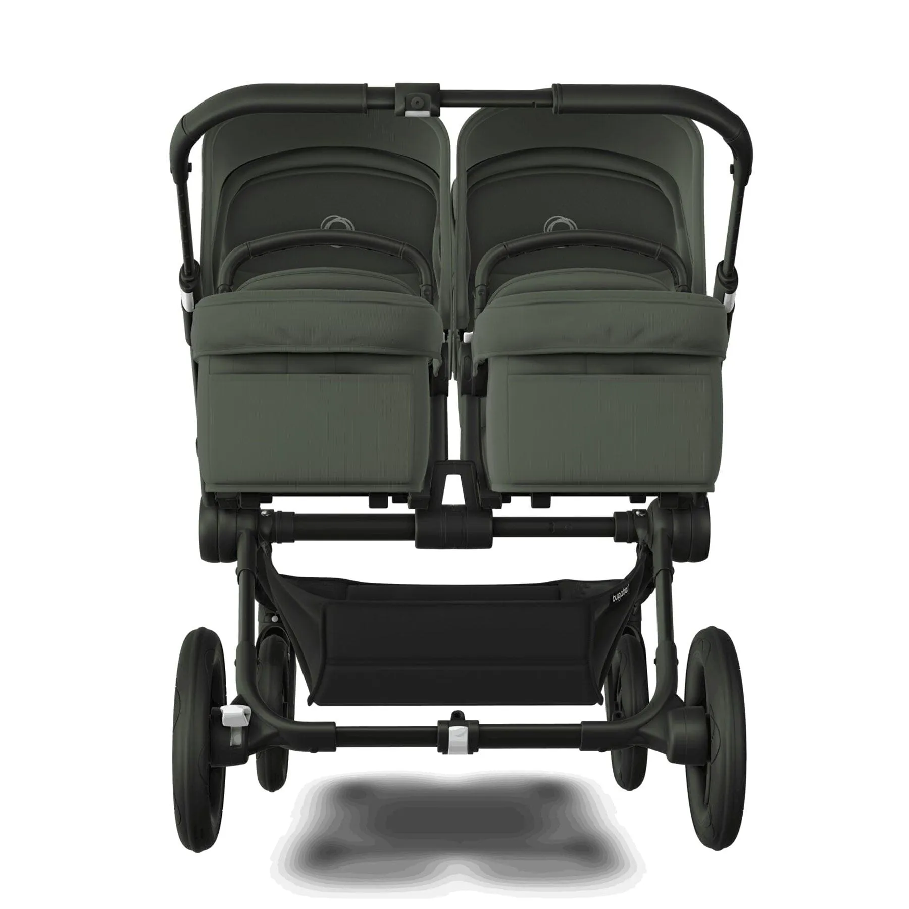 Bugaboo Donkey 5 Twin Complete Pushchair in Black/Forest Green