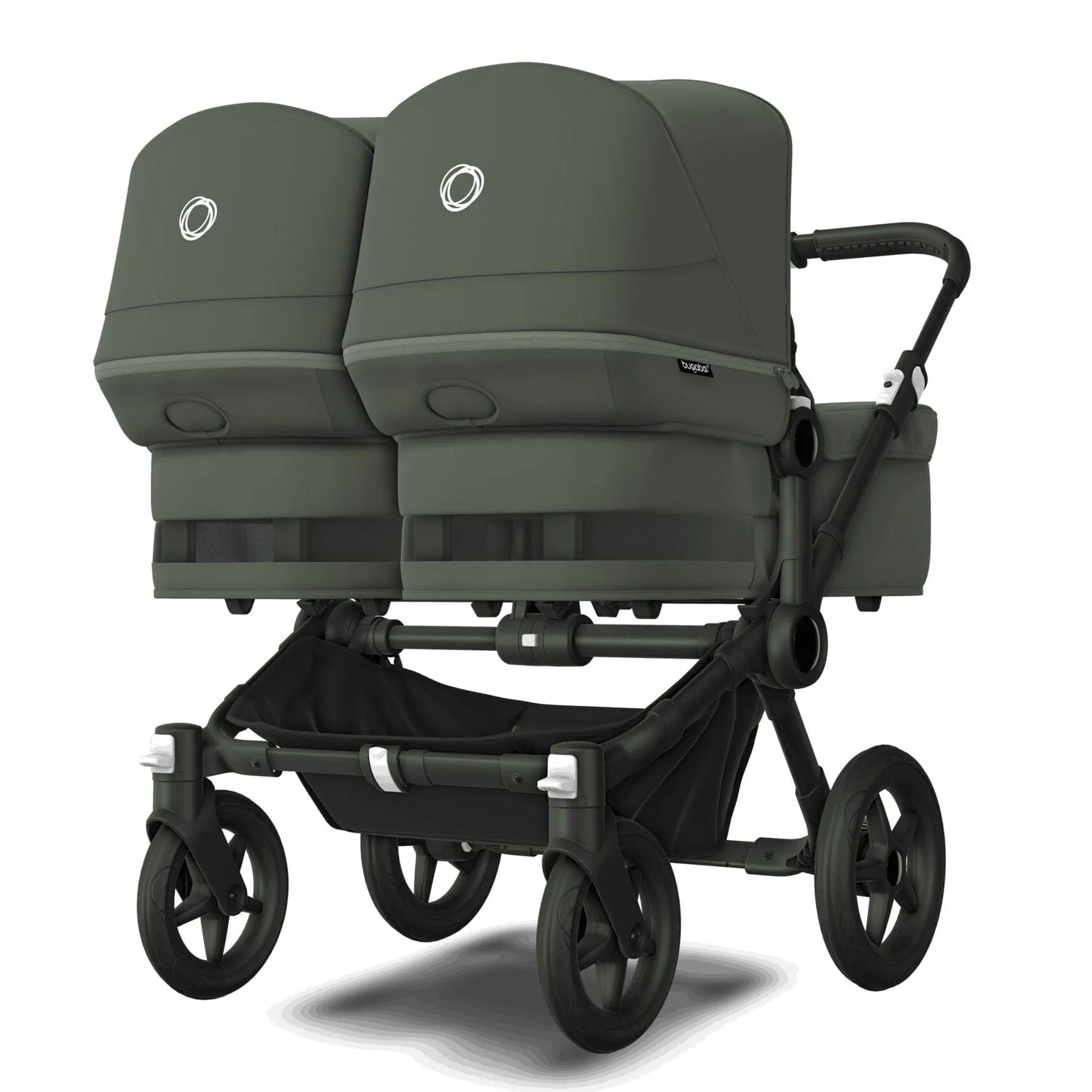 Bugaboo Donkey 5 Twin Complete Pushchair in Black/Forest Green