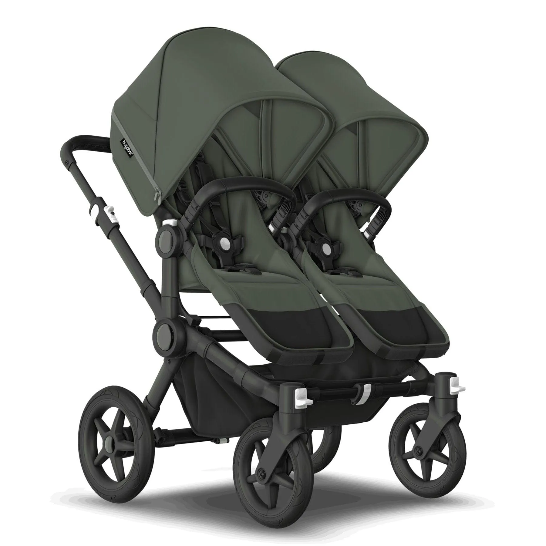 Bugaboo Donkey 5 Twin Complete Pushchair in Black/Forest Green