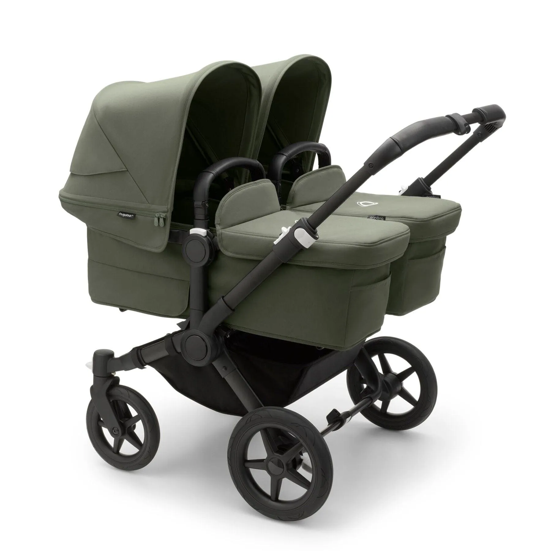 Bugaboo Donkey 5 Twin Complete Pushchair in Black/Forest Green