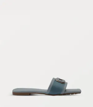 BW10355-BLUE-Women Slipper