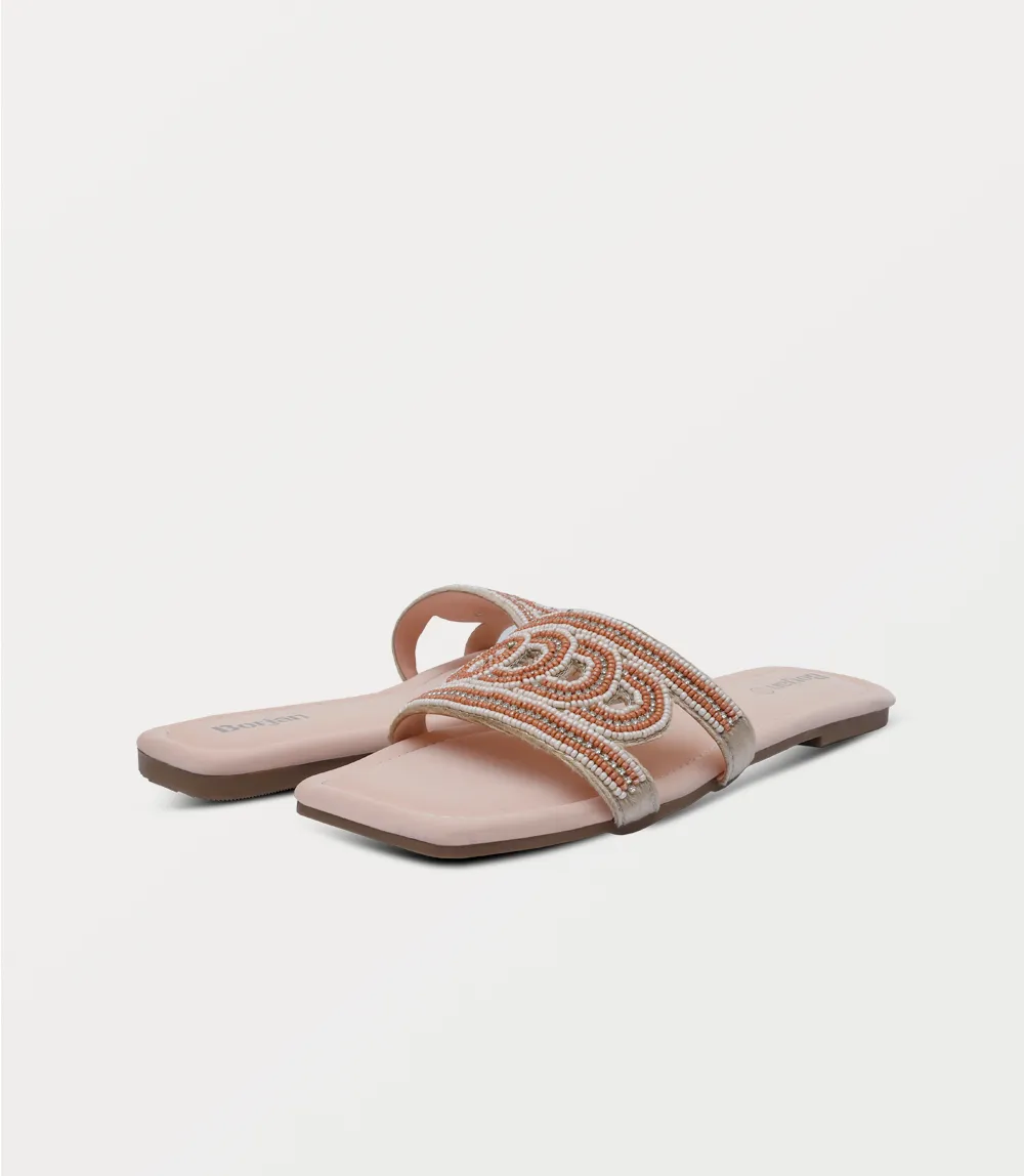 BW10448-PINK-Women Slipper