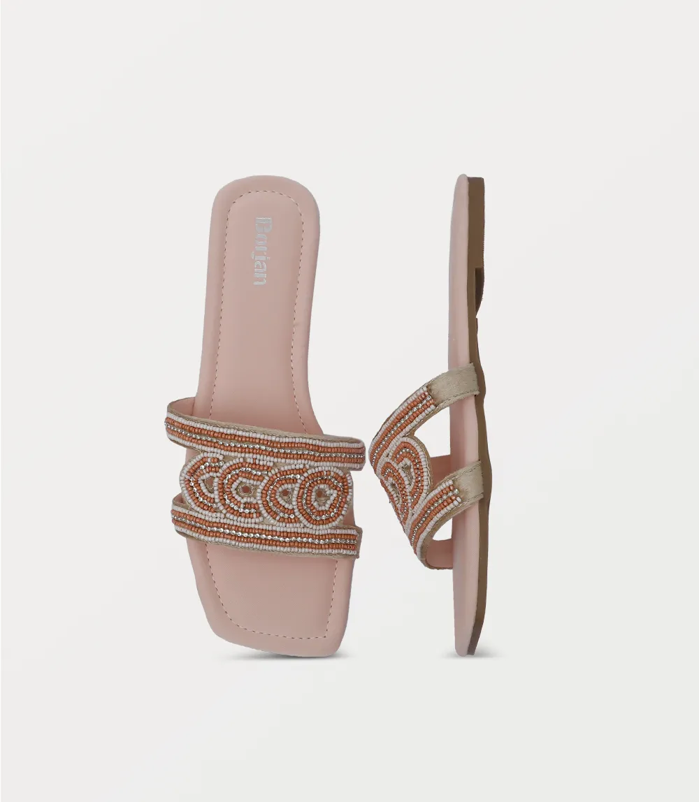 BW10448-PINK-Women Slipper