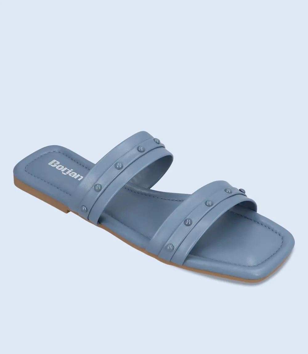 BW6645-BLUE-Women Slipper