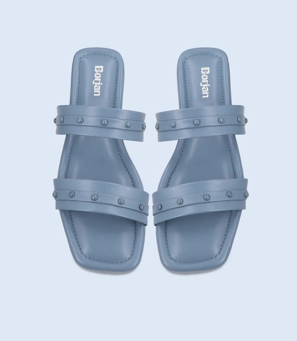 BW6645-BLUE-Women Slipper