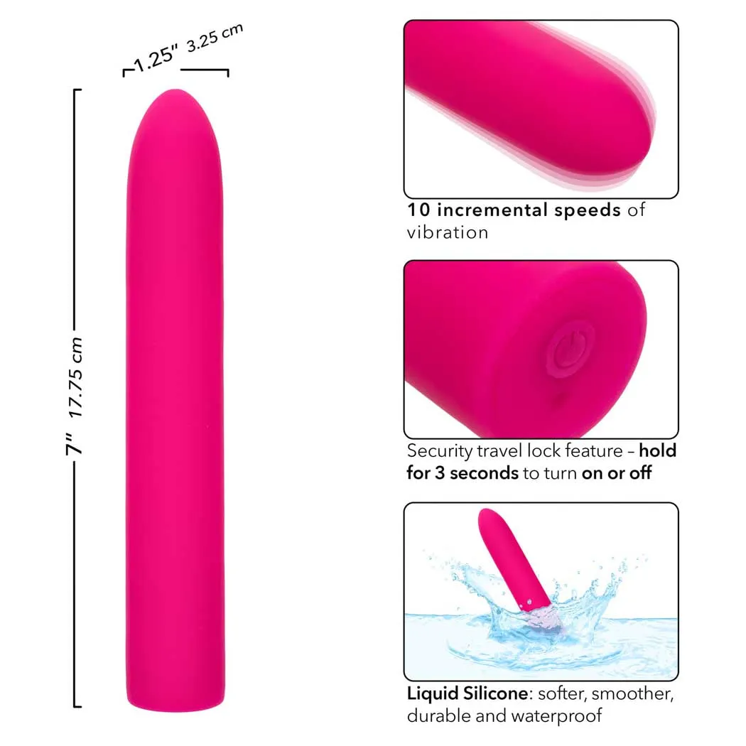 CalExotics Classic Chic 7" Rechargeable Standard Vibrator