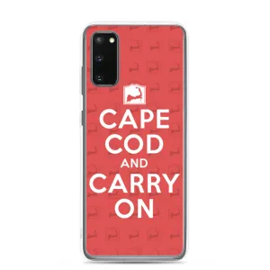 Cape Cod And Carry On Red Samsung S20 Case