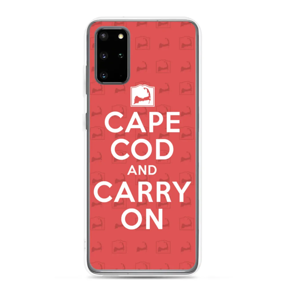 Cape Cod And Carry On Red Samsung S20 Case